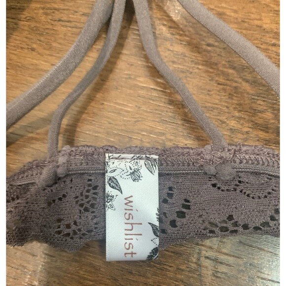 Wishlist Lace Bralette Women’s Large Purple/gray - Picture 3 of 4